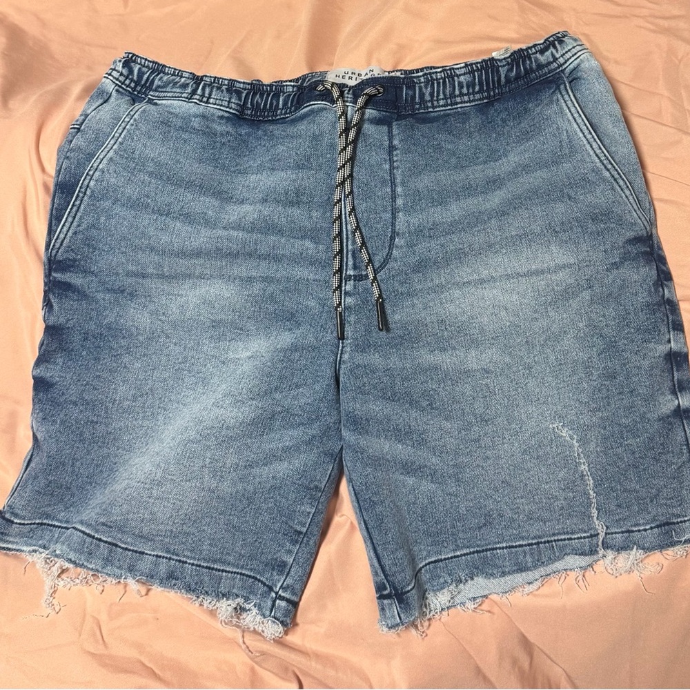 Urban Heritage Light Blue Jean Shorts